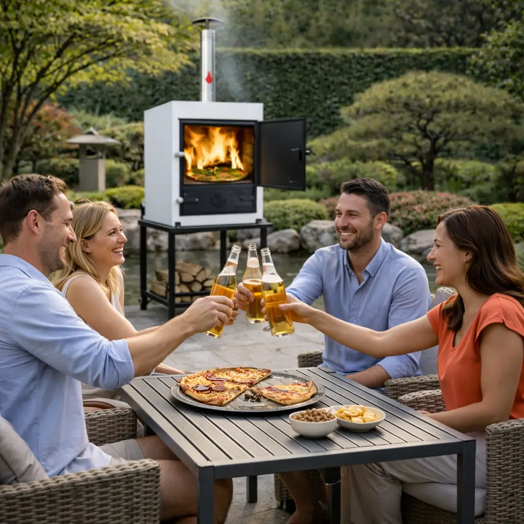 Mobilná pec Tynker Kybos na kovovom podstavci – stabilné riešenie pre ideálnu pracovnú výšku